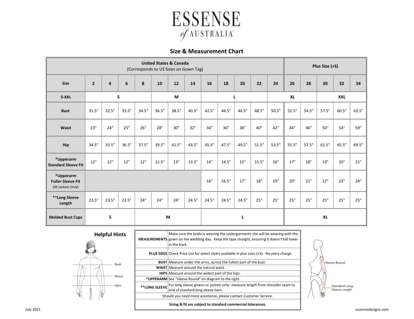 Essense of Australia D3587 CR11 Sample - Size 20