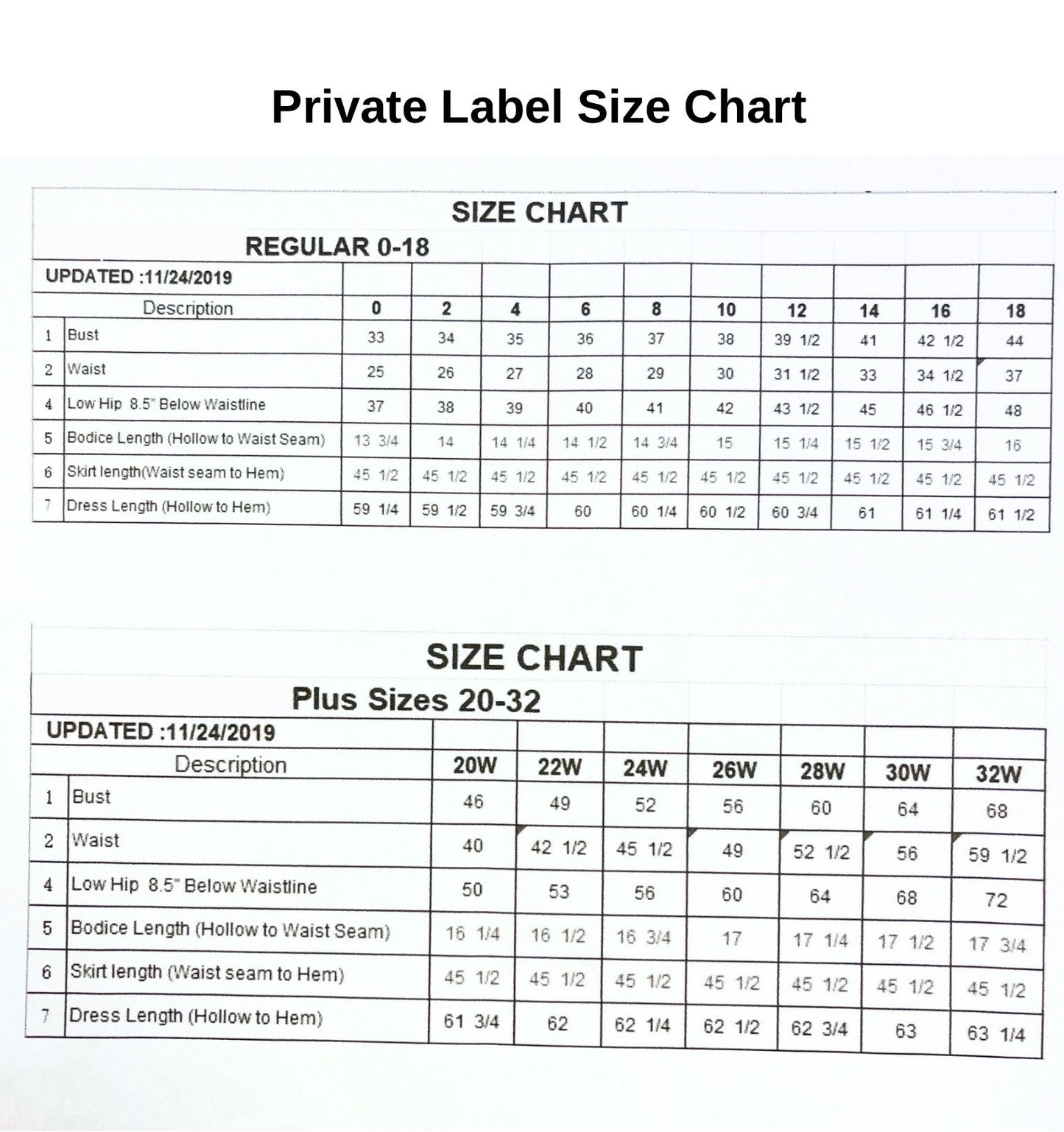 Esme BR365 Sample - Size 22